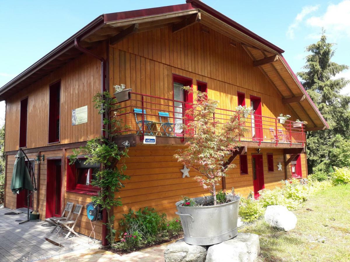 Chalet Luxe 12 Personnes Spa Sauna Vosges-Gerardmer ル・トリー エクステリア 写真